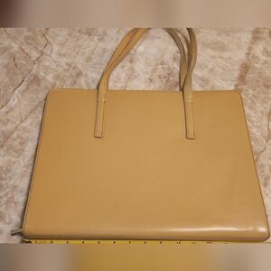 Elegant Tan Women's Briefcase